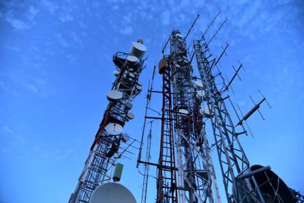 cell-tower-cellphone-masts-clouds
