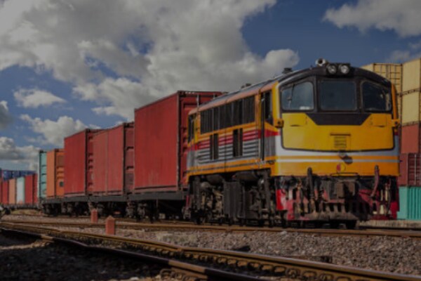 Rail freight logistics transport