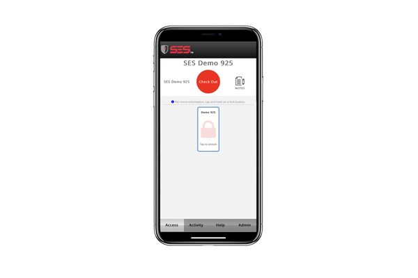 Mobile app screen